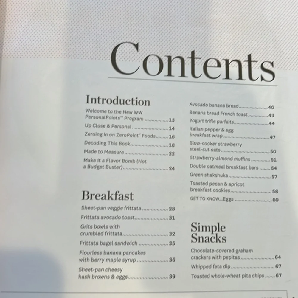 WW The Personal Points Cookbook